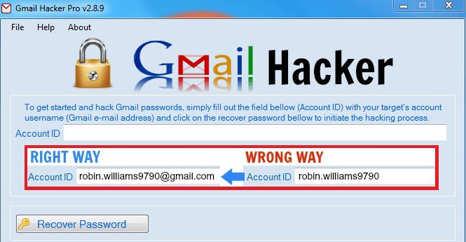 gmail password cracking tool